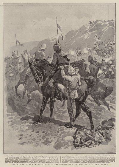 With the Tirah Expedition, a Reconnoitring Patrol in a Tight Place by John Charlton